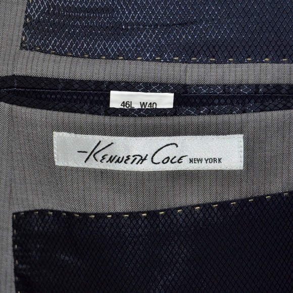 Kenneth Coles 46L Sport Coat Blazer Suit Jacket Gr - Picture 7 of 8